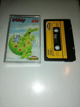 Dony Folge 1 und Drachen gibt es doch Schwarz mit Gelben Aufkleber 847582-4 Karussell