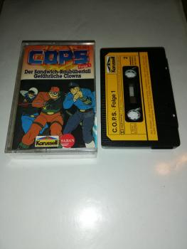 C.O.P.S. Folge 1 Der Sandwich-Raubüberfall/Gefährliche Clowns Schwarz mit Gelben Aufkleber 841530-4 Karussell
