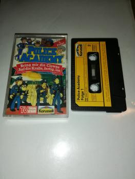 Police Academy Folge 1 Bring mir die Clowns/Auf die Kralle. fertig. los Schwarz mit Gelben Aufkleber 843505-4 Karussell