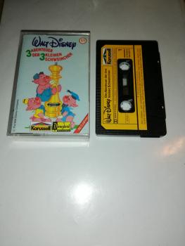 Drei Abenteuer der drei kleinen Schweinchen Nr.11 Schwarz mit Gelben Aufkleber 825924-4 Karussell Disneyland