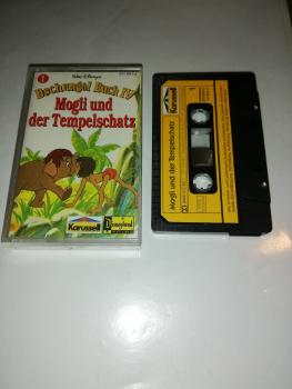 Dschungelbuch IV Folge 1 Mogli und der Tempelschatz Schwarz mit Gelben Aufkleber 511651-4 Karussell Disneyland