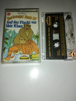 Dschungelbuch IV Folge 3 Auf der Flucht vor Shir Khan Transparent mit Gelben Druck 74547.4 Karussell Disneyland