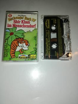 Dschungelbuch IV Folge 6 Shir Khan im Menschendorf  Transparent mit Gelben Druck 517385-4 Karussell Disneyland