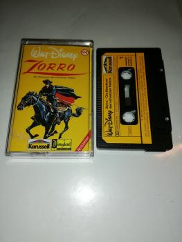Zorro Walt Disney 24 Schwarz mit Gelben Aufkleber 825934-4 Disneyland Karussell