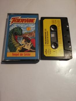 Feuermähne Folge 3 Tempel der Gefahr 4-fach Schwarz geschraubt Schwarz mit Gelben Aufkleber 22991-4 Intercord Clubsonderauflage