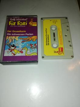 Fix und Foxi Der Gruselturm/Die schwarzen Perlen 5-fach Silber geschraubt Grau mit Gelben Aufkleber 1032214-4 Peggy