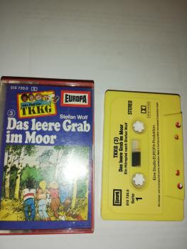 TKKG Folge 3 Das leere Grab Gelb mit Gelbem Aufkleber im Moor 515720.0 Europa
