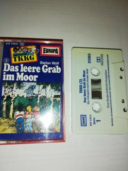 TKKG Folge 3 Das leere Grab im Moor Weiß Blau 515720.0