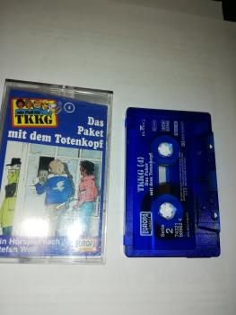TKKG Folge 4 Das Paket mit dem Totenkopf Blau 74321989624