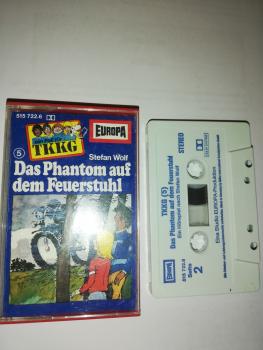 TKKG Folge 5 Das Phantom auf dem Feuerstuhl  Weiß Blau 515722.6