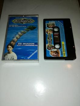 Animorphs Folge 1 Die Invasion Schwarz mit Blauen Aufkleber 4005556840090
