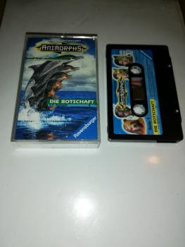 Animorphs Folge 4 Die Botschaft  Schwarz mit Blauen Aufkleber 4005556840120