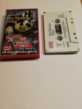 Das Schlosstrio  Folge 10 Der Alptraum-Zirkus 4-fach Silber geschraubt Weiß mit Blauen Druck 514410.8