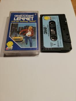 Geheimagent Lennet Folge 2 und der Auftrag Nebel 5-fach Schwarz geschraubt Schwarz mit Blauen Aufkleber 5039 Schneiderton