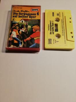 Enid Blyton Die Verwegenen Vier Folge 4 auf heißer Spur Gelb mit Gelben Aufkleber 515746.3 Europa