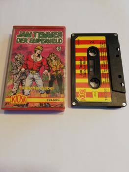Jan Tenner der Superheld Folge 2 Tödlicher Nebel 4-fach Silber geschraubt Schwarz mit Rot Gelben Aufkleber Comic Cover