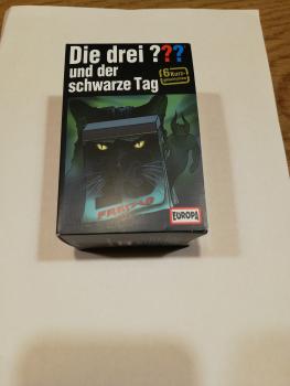 Die Drei Fragezeichen und der schwarze Tag 1-3 Schwarz mit Weißen Druck 8898546715 4/1-3 Europa
