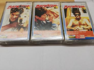 Baywatch Hörspielkassetten Set 1-3 transparent 843943-4 Karussell