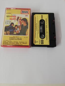 Hanni und Nanni Folge 8 Fröhliche Tage für Hanni und Nanni Schwarz mit Gelben Aufkleber 515553.3 Europa(Gelbes Frontcover)
