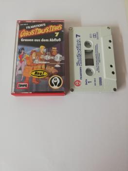 Ghostbusters Filmations Folge 7 Grauen aus dem Abfluss 4-fach Silber geschraubt Weiß mit Blauen Druck 514160.5