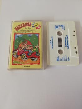 Hatschipuh Folge 9 Die Reise zur Gespensterburg+Das Schönwettergewitter Weiß mit Blauen Druck 460194.4 CBS