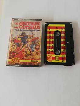 Die Abenteuer des Odysseus Folge 6 Der Kampf gegen die Freier 5-fach Silber geschraubt Schwarz mit Rot-Gelben Aufkleber 4.25340 CD Teldec