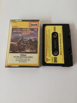 Enid Blyton Folge 2 Rätsel um den geheimen Hafen Schwarz mit Beigen Aufkleber 515567.3 (Weißes Cover)