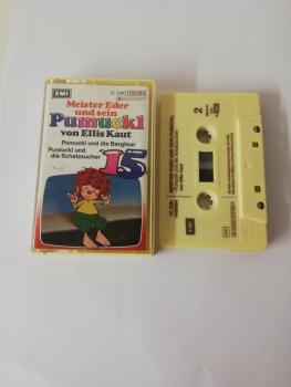 Pumuckel Folge 15 und die Bergtour/und die Schatzsucher Beige mit Braunen Druck 1C2381468484 EMI (Cover minimal gekennzeichnet auf Frontcover)
