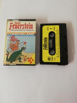 Familie Feuerstein Dinosaurierjagd im Neandertal Schwarz mit Gelben Aufkleber Condorland 027