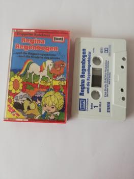 Regina Regenbogen Doppelfolge und die Regenbogenkinder/und die Kristalle des Glücks Weiß mit Blauen Druck 19393 8 Club Edition Europa