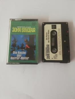 Geisterjäger John Sinclair Folge 56 Die Rache der Horror-Reiter 5-fach Silber geschraubt Schwarz mit Weißen Aufkleber 73006 Tonstudio Braun