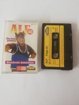 Alf Folge 40 Der Jodelpriester/Blendende Aussichten Schwarz mit Gelben Aufkleber 849490-4 Karussell