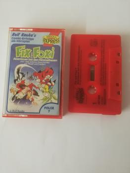 Fix und Foxi Folge 7 Abenteuer bei den Himmelhexen Rot mit Schwarzen Druck 497646-215 Ariola Express