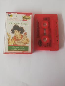 Der kleine Vampir Folge 4 auf dem Bauernhof Rot mit Schwarzen Druck 495434-215 Ariola Express
