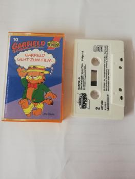 Garfield Folge 10 geht zum Film Weiß mit Schwarzen Druck 497890-216 Ariola Express