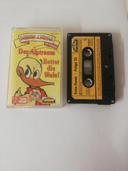 Alfred J. Kwak Folge 10 Der Alptraum/Rettet die Wale! 5-fach Silber geschraubt Schwarz mit Gelben Aufkleber 843562-4 Karussell