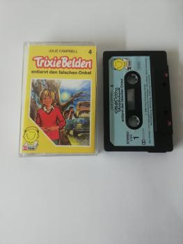Trixie Belden Folge 4 entlarvt den falschen Onkel Schwarz mit Blauen Aufkleber 5180 Schneiderton