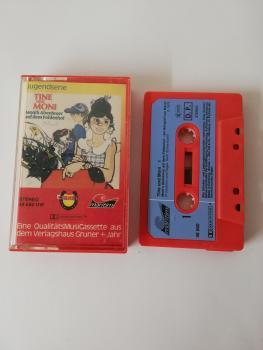 Tine und Moni Folge 1 Abenteuer auf dem Fohlenhof Rot mit Blauen Aufkleber 48660 UW Maritim