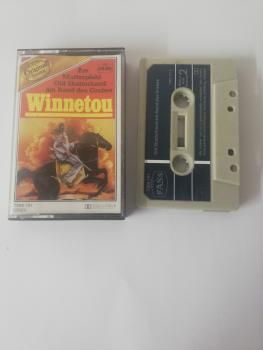 Winnetou Am Marterpfahl/Old Shatterhand am Rande des Grabes Grau Blauen Aufkleber 7269151 Fass