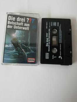 Die Drei Fragezeichen Folge 154 Botschaft aus der Unterwelt Schwarz mit Weißen Druck 8869792324 4 Europa