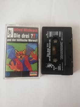 Die Drei Fragezeichen Folge 43 und der höllische Werwolf Schwarz mit Weißen Druck 7432138843 4 Europa
