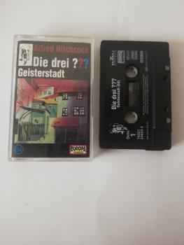 Die Drei Fragezeichen Folge 64 Geisterstadt Schwarz mit Weißen Druck 7432124823 4 Europa