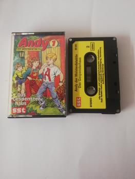 Andy der Meisterdetektiv Folge 1 Das Gespensterhaus 4-fach Schwarz geschraubt Schwarz mit Gelben Aufkleber 30335 SST