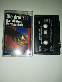 Die Drei Fragezeichen Folge 118 Das düstere Vermächtnis 5-fach Schwarz geschraubt Schwarz 7432199118 4