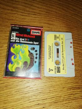 Die Drei Fragezeichen Folge 20 und die flammende Grau mit Gelben Aufkleber 515920.2 Europa