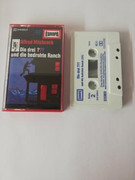 Die Drei Fragezeichen Folge 33 und die bedrohte Ranch Weiß mit Blauen Druck 515933.4 Europa