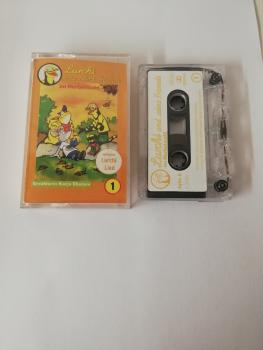 Lurchi und seine Freunde Folge 1 im Herbstwald Transparent mit Weiß-Orangen Aufkleber