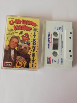 Li-La-Laune-Lieder Folge 5 Hitkonfetti Weiß mit Rot Blauen Druck 514505.8 Europa