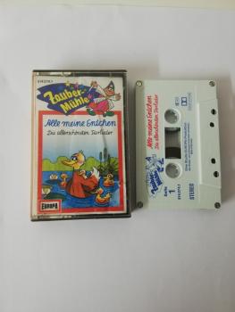 Zaubermühle Alle meine Entchen 4-fach Silber geschraubt Weiß mit Blau Roten Aufkleber 514274.3 Europa