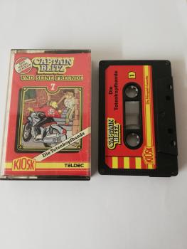 Captain Blitz Folge 7 Die Totenkopfbande 4-fach Schwarz geschraubt Schwarz mit Rot Gelben Aufkleber 4.25710 CD Teldec